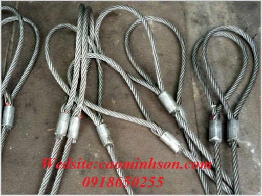 Sling cáp bấm chì